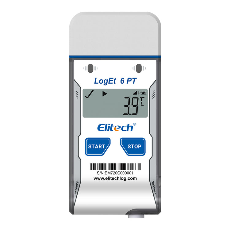 Elitech Dry Ice Single-use USB Temperature Data Logger -85℃~50℃, 30 Days(Logging interval 5 min), 16000 Points, Shadow Data, PDF Report, LogEt 6 PT