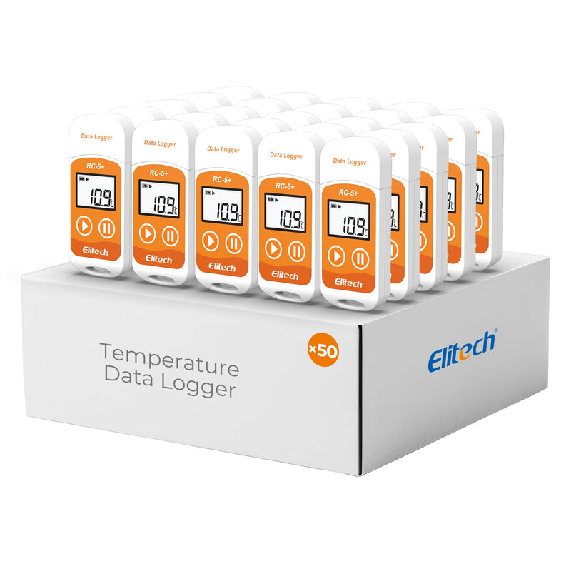 Elitech RC-5+ Reusable USB Temperature Data logger with Auto PDF Report - Elitech Technology, Inc.