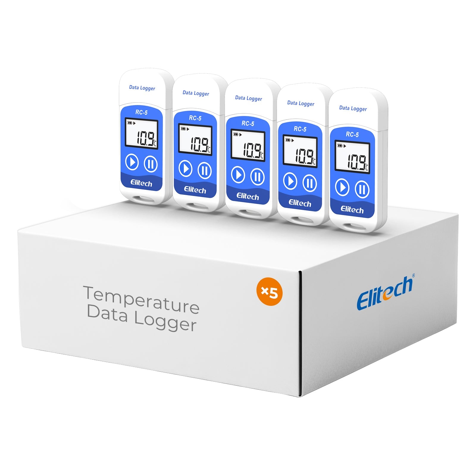 Elitech RC-5 USB Temperature Data Logger with 32000 Recording Points - Elitech Technology, Inc.