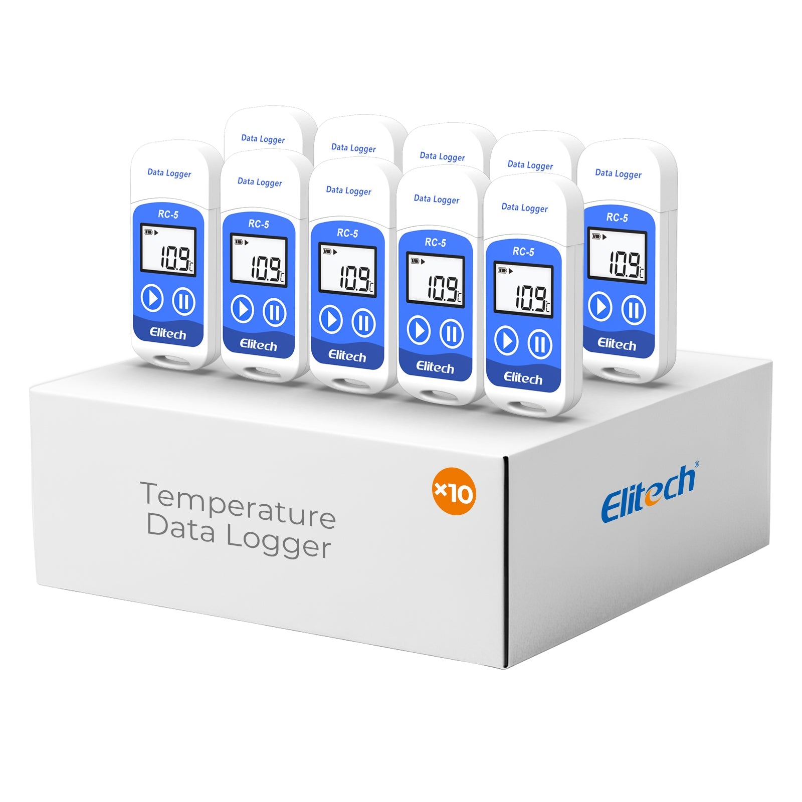 Elitech RC-5 USB Temperature Data Logger with 32000 Recording Points - Elitech Technology, Inc.