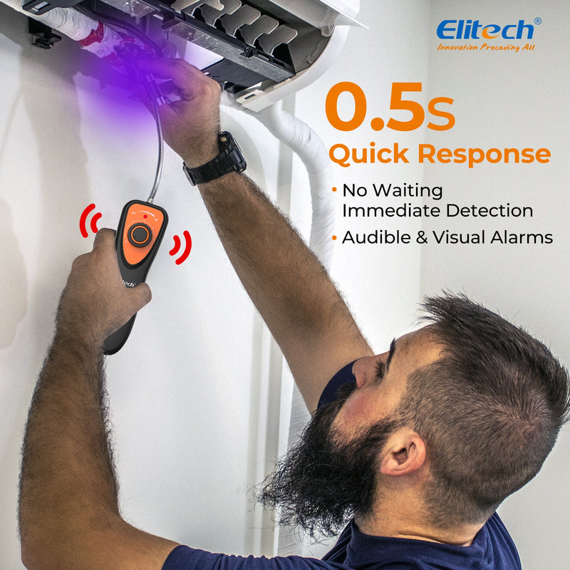 Elitech Refrigerant Leak Detector, CLD-100 Freon Leak Detector Car HVAC Halogen Refrigerant Leak Detector CFCs HCFCs HFCs - Elitech Technology, Inc.