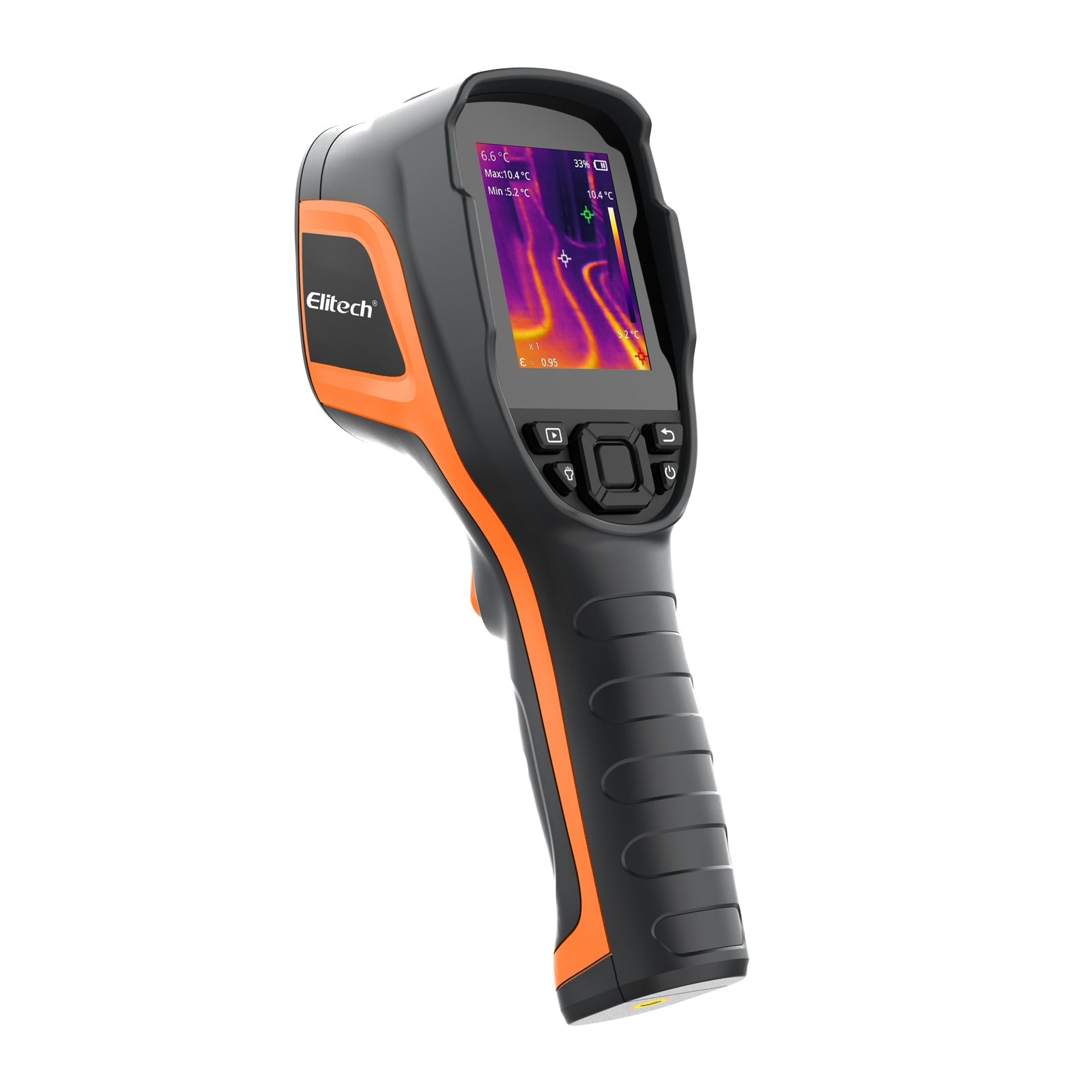 (Pre - order) Elitech TIC - 210 Handheld Thermal Imaging Camera – Infrared Thermal Imager with 256×192 IR Resolution, Real - Time Video Recording, Emissivity & Temp Alarm Settings, for HVAC, Electrical, Building Inspection - Elitech Technology, Inc.