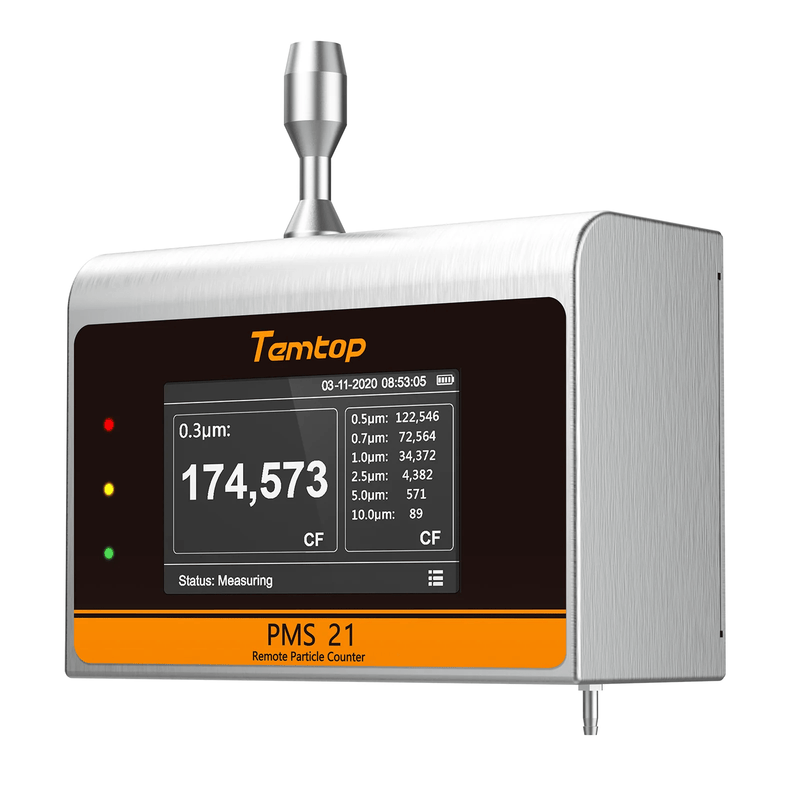 Temtop PMS 21 High Precision Remote Particle Counter - Temtop