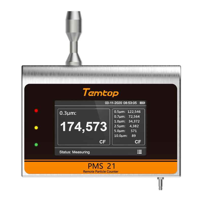 Temtop PMS 21 High Precision Remote Particle Counter - Temtop