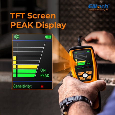 Elitech ILD-300 Infrared Refrigerant Leak Detector Detect All HFC, CFC, HCFC, HFO and Blends - Elitech Technology, Inc.