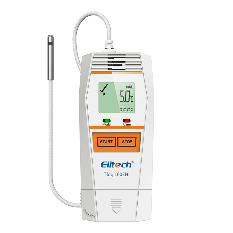 Elitech Tlog 100EH Reusable Temperature Humidity Data Logger -40°F to 185°F - Elitech Technology, Inc.
